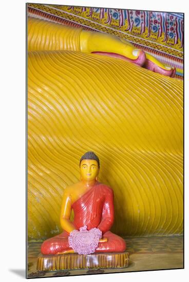 The Reclining Buddha at the Asgiriya Monastery-Jon Hicks-Mounted Photographic Print