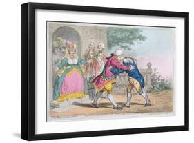 The Reconciliation, 1804-James Gillray-Framed Giclee Print