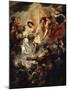 The Reconciliation of Marie de Medici and Her Son in 1621-Peter Paul Rubens-Mounted Giclee Print