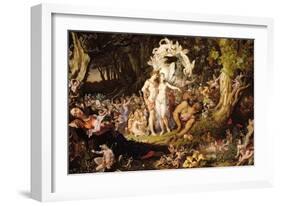 The Reconciliation of Oberon and Titania, 1847-Sir Joseph Noel Paton-Framed Giclee Print