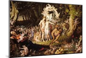 The Reconciliation of Oberon and Titania, 1847-Sir Joseph Noel Paton-Mounted Giclee Print