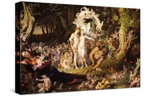 The Reconciliation of Oberon and Titania, 1847-Sir Joseph Noel Paton-Stretched Canvas