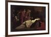 The Reconciliation of the Montague's and Capulet's over the Dead Bodies of Romeo and Juliet-Frederick Leighton-Framed Premium Giclee Print