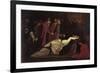 The Reconciliation of the Montague's and Capulet's over the Dead Bodies of Romeo and Juliet-Frederick Leighton-Framed Premium Giclee Print