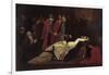 The Reconciliation of the Montague's and Capulet's over the Dead Bodies of Romeo and Juliet-Frederick Leighton-Framed Art Print
