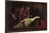 The Reconciliation of the Montague's and Capulet's over the Dead Bodies of Romeo and Juliet-Frederick Leighton-Framed Art Print