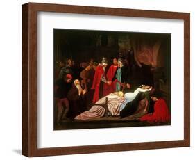 The Reconciliation of the Montagues and the Capulets over the Dead Bodies of Romeo and Juliet-Frederick Leighton-Framed Giclee Print