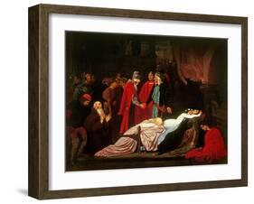 The Reconciliation of the Montagues and the Capulets over the Dead Bodies of Romeo and Juliet-Frederick Leighton-Framed Giclee Print