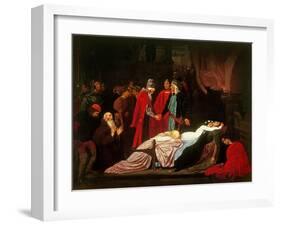 The Reconciliation of the Montagues and the Capulets over the Dead Bodies of Romeo and Juliet-Frederick Leighton-Framed Giclee Print