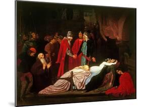 The Reconciliation of the Montagues and the Capulets over the Dead Bodies of Romeo and Juliet-Frederick Leighton-Mounted Giclee Print