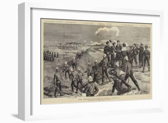 The Reconnaissance in Force, 8 August-Frederic Villiers-Framed Giclee Print