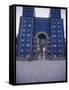 The Reconstructed Ishtar Gate, Babylon, Iraq, Middle East-J P De Manne-Framed Stretched Canvas