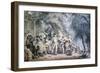 The Recruiting Sergeant, 18th Century-Samuel Hieronymus Grimm-Framed Giclee Print