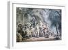 The Recruiting Sergeant, 18th Century-Samuel Hieronymus Grimm-Framed Giclee Print