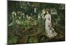 The Rector's Garden, Queen of the Lilies, 1877-John Atkinson Grimshaw-Mounted Giclee Print