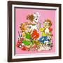 The Red and White Box - Jack & Jill-Jackie Lacy-Framed Giclee Print