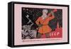 The Red Army's Broom Will Sweep Away-Victor Deni-Framed Stretched Canvas