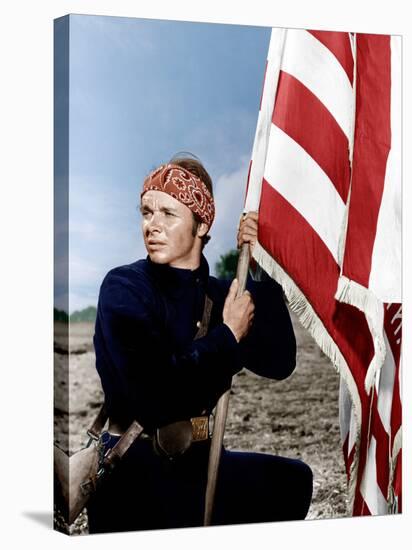 The Red Badge of Courage, Audie Murphy, 1951-null-Stretched Canvas