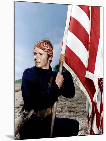 The Red Badge of Courage, Audie Murphy, 1951-null-Mounted Photo