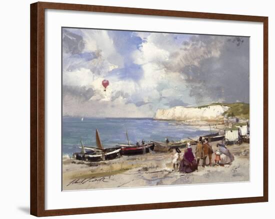 The Red Balloon-John S Goodall-Framed Premium Giclee Print