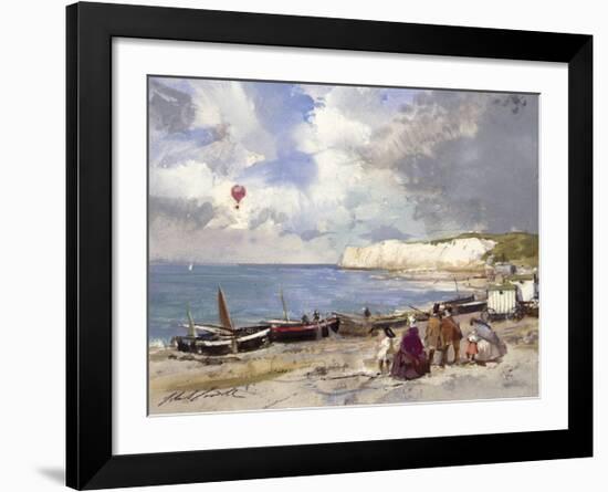 The Red Balloon-John S Goodall-Framed Premium Giclee Print