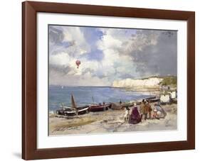 The Red Balloon-John S Goodall-Framed Premium Giclee Print