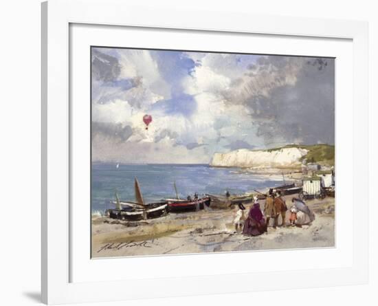 The Red Balloon-John S Goodall-Framed Premium Giclee Print