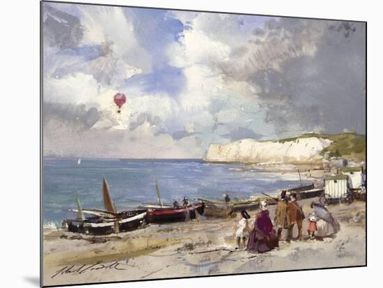 The Red Balloon-John S Goodall-Mounted Premium Giclee Print