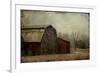 the Red Barn-Barbara Simmons-Framed Giclee Print