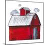 The Red Barn-Patricia Pinto-Mounted Art Print