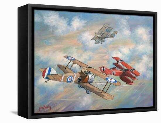 The Red Baron Bugs Out-John Bradley-Framed Stretched Canvas