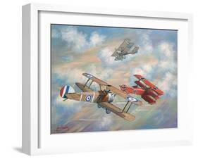 The Red Baron Bugs Out-John Bradley-Framed Giclee Print