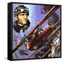 The Red Baron-Wilf Hardy-Framed Stretched Canvas