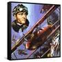 The Red Baron-Wilf Hardy-Framed Stretched Canvas