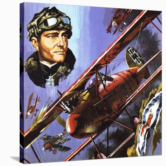 The Red Baron-Wilf Hardy-Stretched Canvas