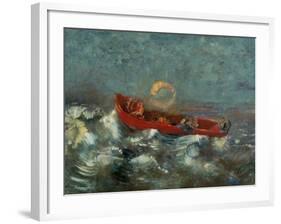 The Red Boat, 1905-Odilon Redon-Framed Giclee Print