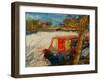 The Red Boat-Brenda Brin Booker-Framed Giclee Print