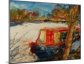 The Red Boat-Brenda Brin Booker-Mounted Giclee Print