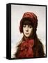 The Red Bonnet-Alexei Alexeivich Harlamoff-Framed Stretched Canvas