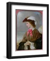 The Red Bow-Edward Robert Hughes-Framed Premium Giclee Print