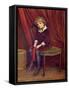 The red boy' by Kate Greenaway-Kate Greenaway-Framed Stretched Canvas