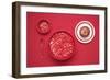 The red breakfast-Sarah Saratonina-Framed Photographic Print