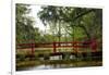 The Red Bridge-Danny Head-Framed Art Print