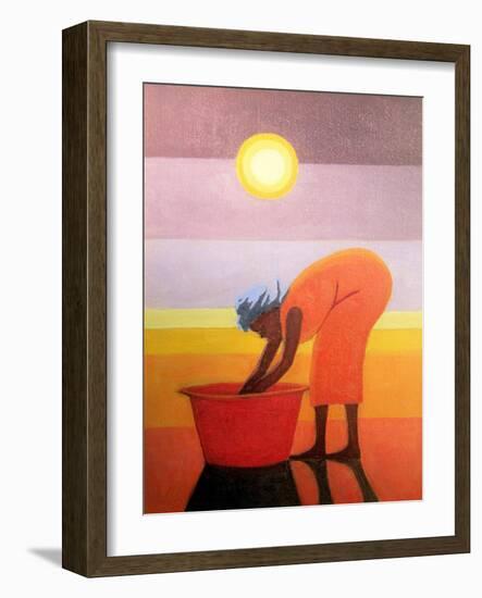The Red Bucket, 2002-Tilly Willis-Framed Giclee Print