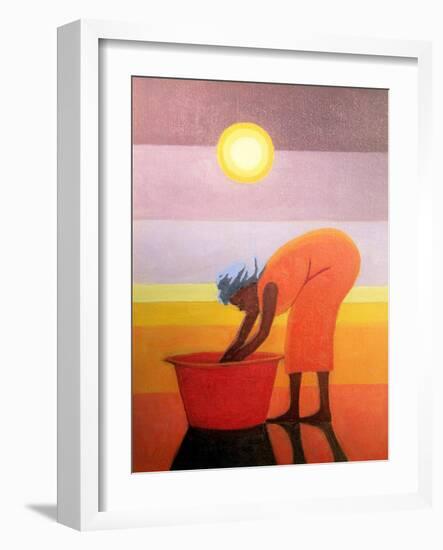 The Red Bucket, 2002-Tilly Willis-Framed Giclee Print