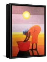 The Red Bucket, 2002-Tilly Willis-Framed Stretched Canvas