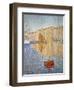 The Red Buoy, 1895-Paul Signac-Framed Premium Giclee Print