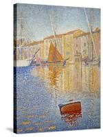 The Red Buoy, 1895-Paul Signac-Stretched Canvas