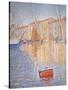 The Red Buoy, Saint Tropez, 1895-Paul Signac-Stretched Canvas