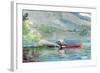 The Red Canoe, 1884-Winslow Homer-Framed Giclee Print